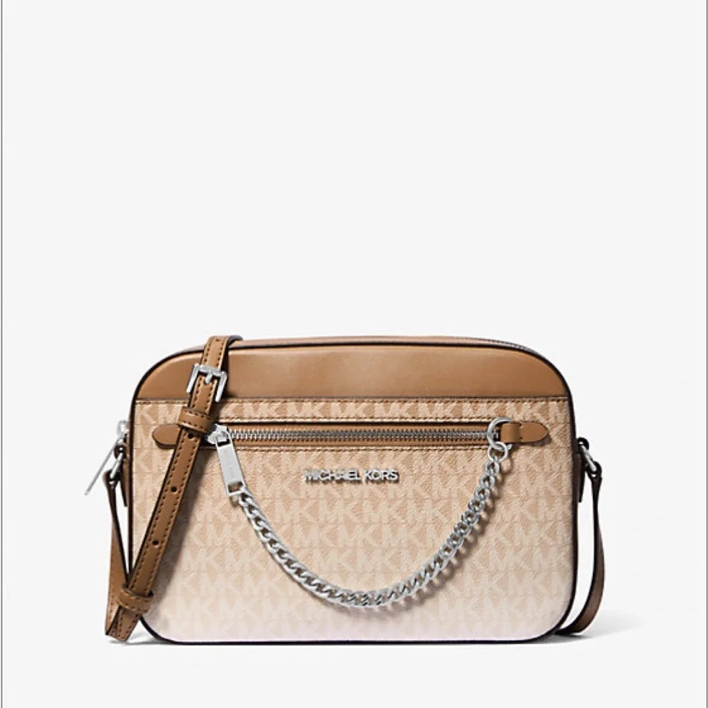 Michael Kors Jet Set Large Ombré Signature Logo Crossbody Body - Picture 6 of 6